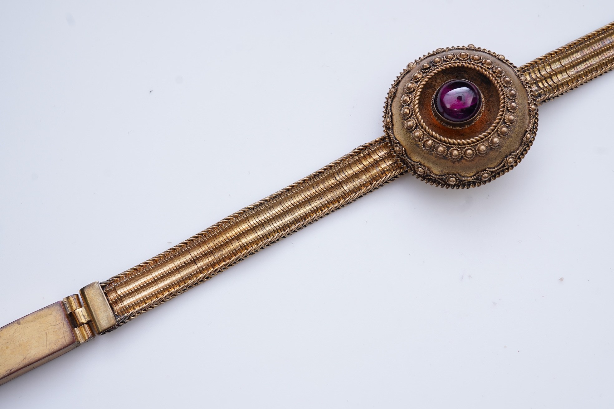 A garnet bracelet, second half 19th century